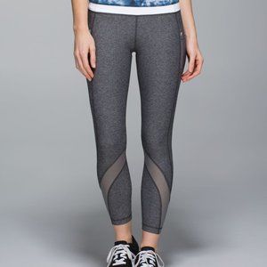 Lululemon Inspire Tight II Mesh Gray